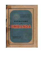LIVRO DO PRIMEIRO CONGRESSO DE UMBANDA.pdf · versão 1 (2).pdf